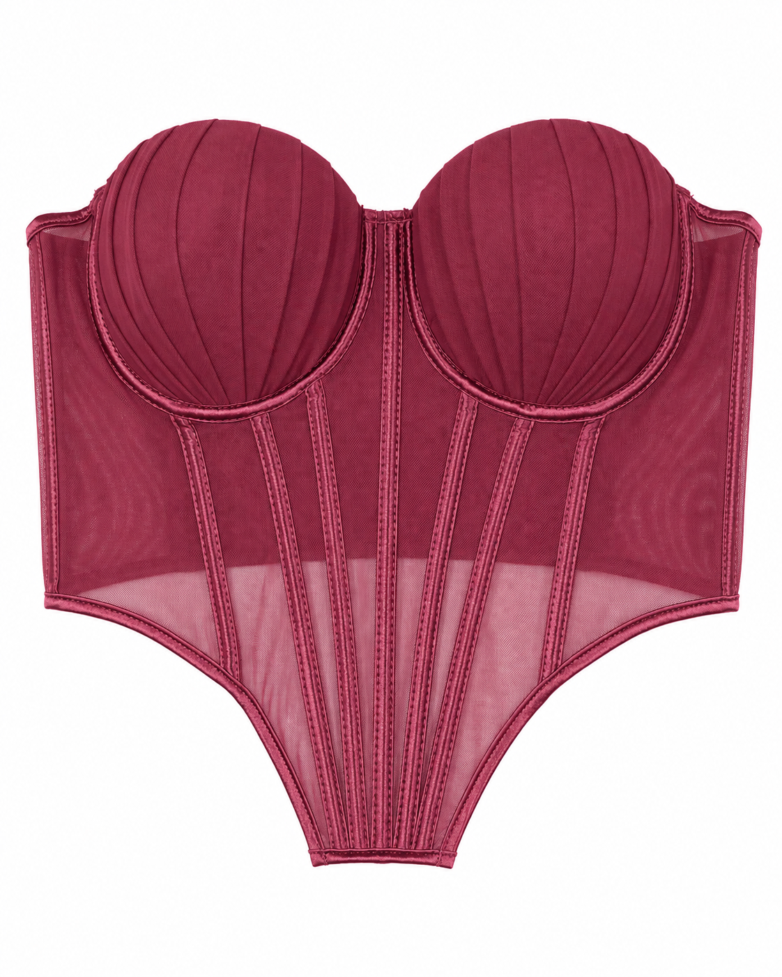 Corset Estructurado de Tul