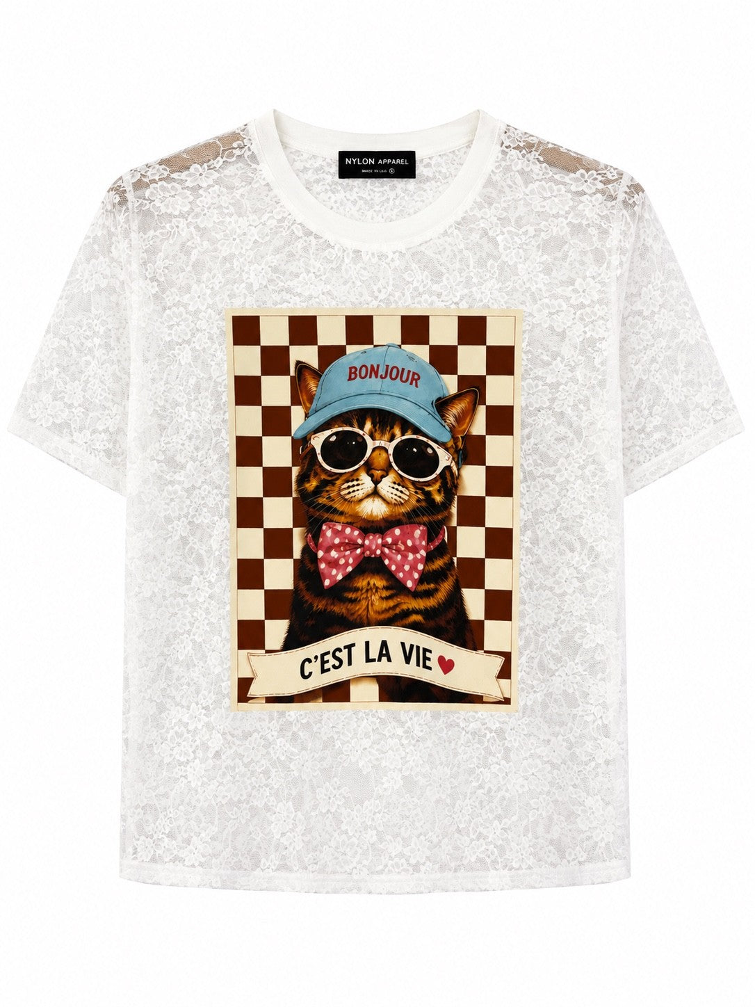 Camisetas Gráficas Animal Chic