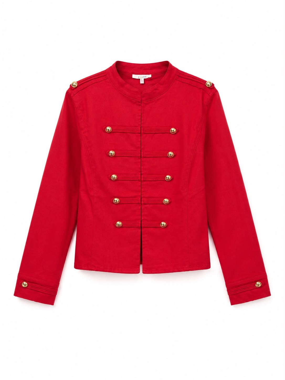 Chaqueta Militar Botones Dorados