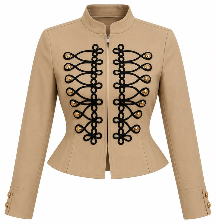 Chaqueta Napoleon Entallada con Botones