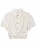 Blusa Boton Dorado