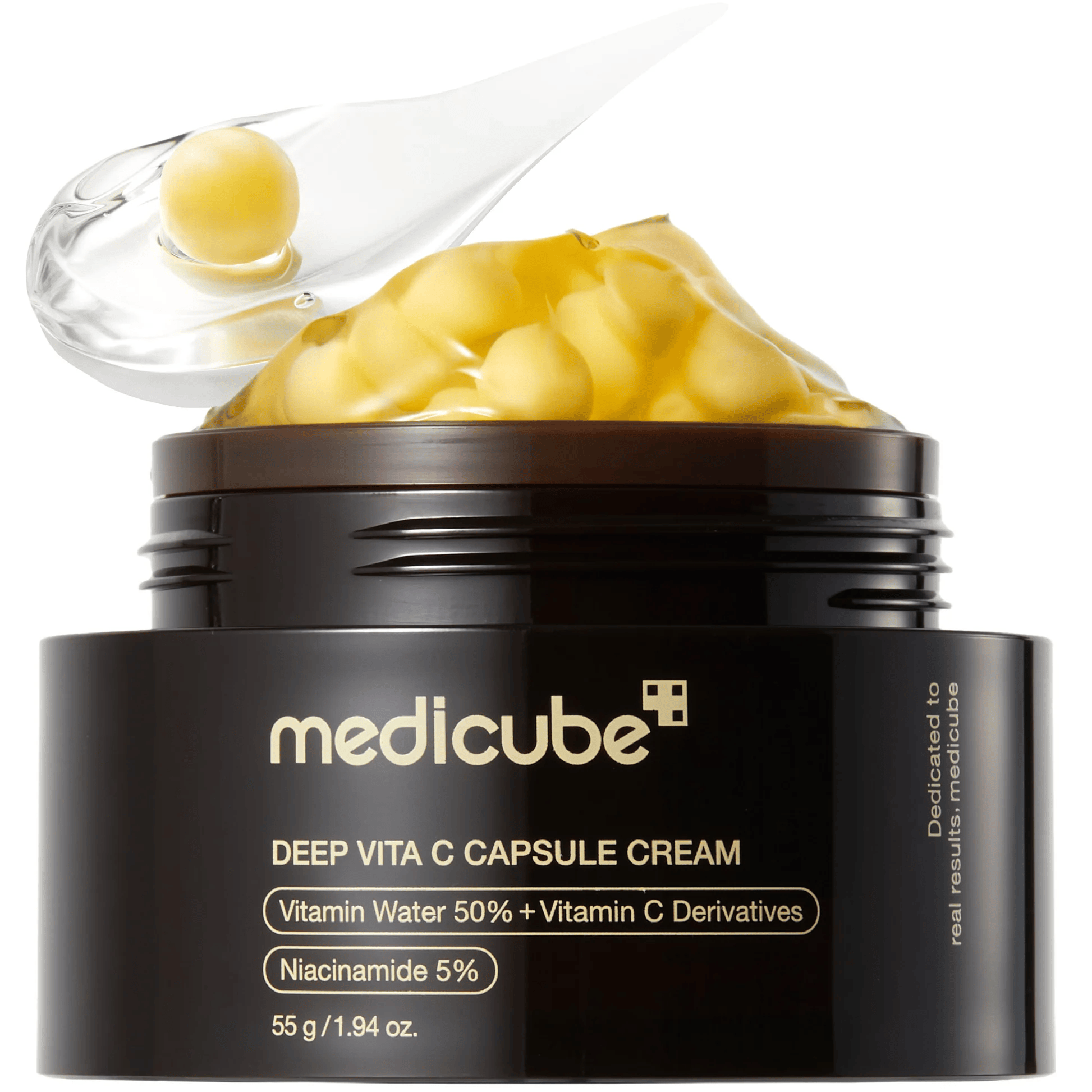 Crema en cápsulas con vitamina C